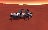 A base for the stay on Duna had already been constructed by remote control